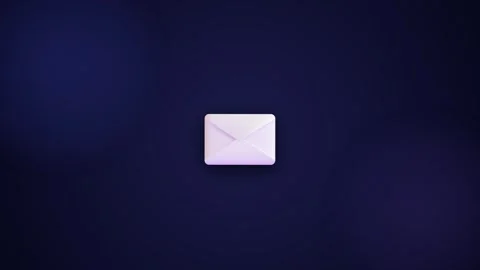 Email envelope opening to reveal a document Stock Footage 346739463