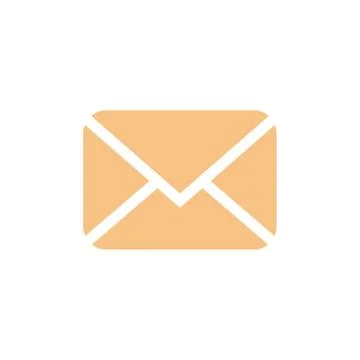 Email flat icon. Message vector illustration Stock Illustration
