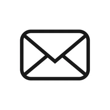 Email flat icon. Message vector illustration 스톡 일러스트
