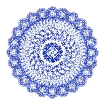 Email Flower Decoration Illustrazione stock