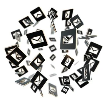 Email icon array イラスト素材