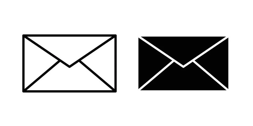 Email icon concept. best for web design Stock Illustration
