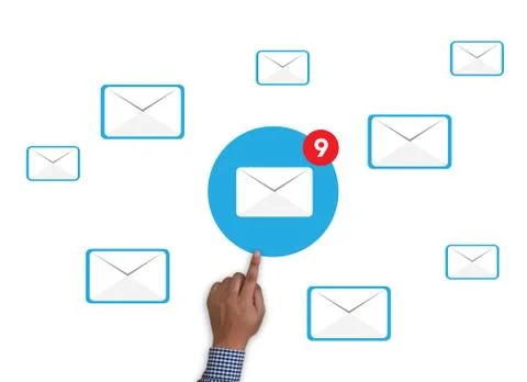 Email icon Concept Stock Photos