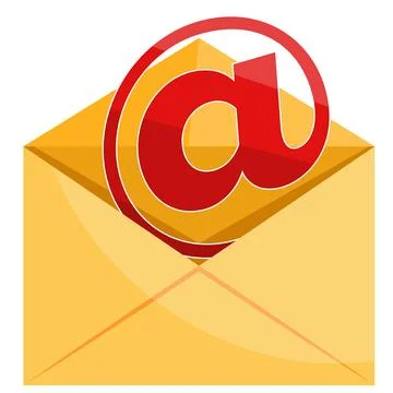 Email icon design Stock Illustration