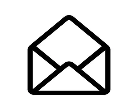 Email icon. Envelope sign. Vector Illustration. Transparent background. Stock Illustration