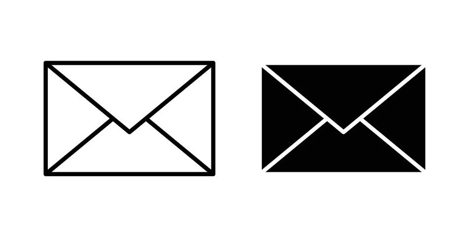 Email icon graphic design. web icons vectors Stock Illustration