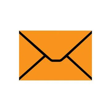 Email icon isolated Stock Illustration