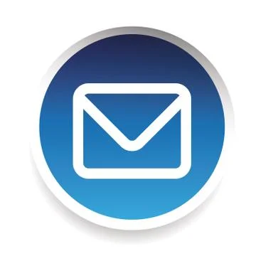 Email icon- Message symbol vector Stock Illustration