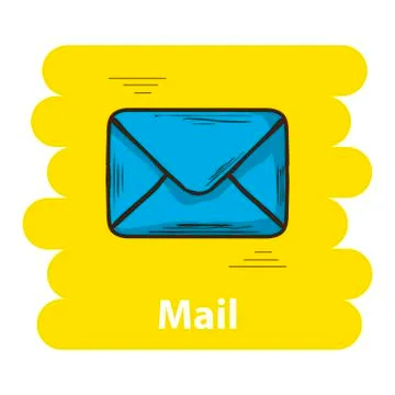 Email icon sign Stock Illustration
