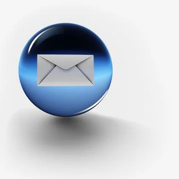 Email Icon Sphere Stock Illustration