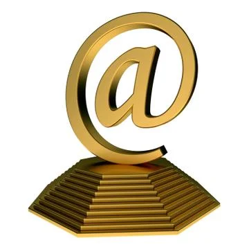 Email icon statue Иллюстрация