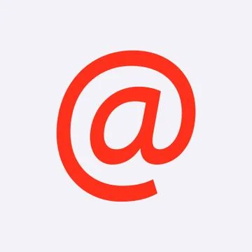 Email icon stock vector illustration flat design 스톡 일러스트