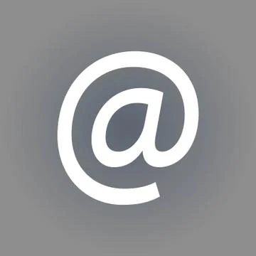 Email icon stock vector illustration flat design Stock Illustration