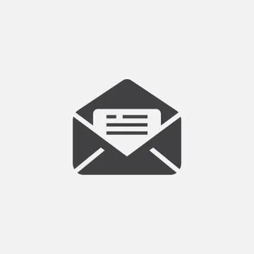 Email icon vector Stock Illustration