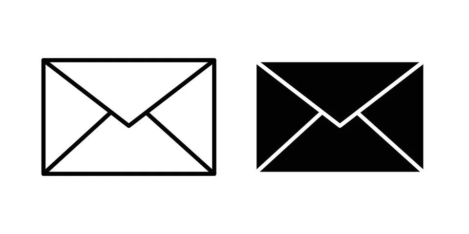 Email icon vector symbol graphics Stock Illustration