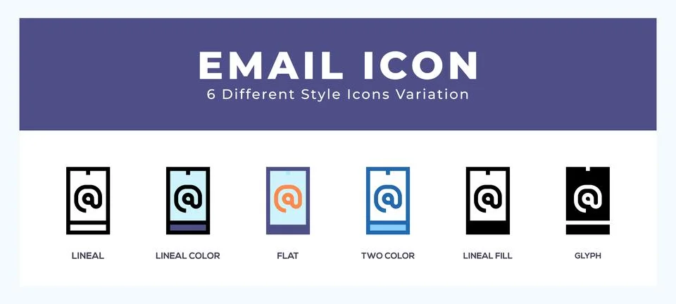 Email icon vector for web. and mobile app Stock Illustration