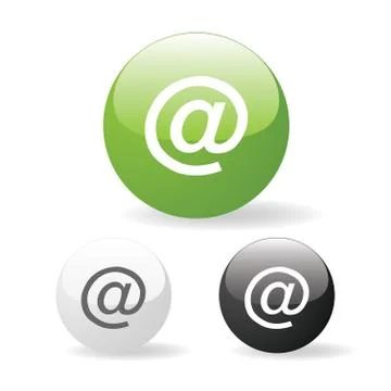Email icon web Stock Illustration