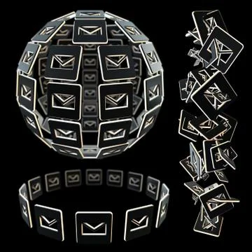 Email icons イラスト素材