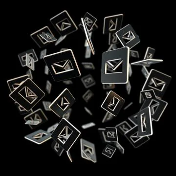 Email icons イラスト素材
