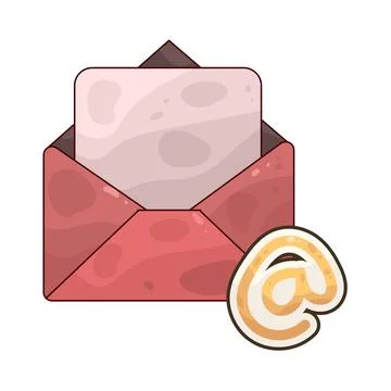 Email illustration Stock Illustration