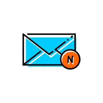 Email Letter Vector Icons Stock Illustration