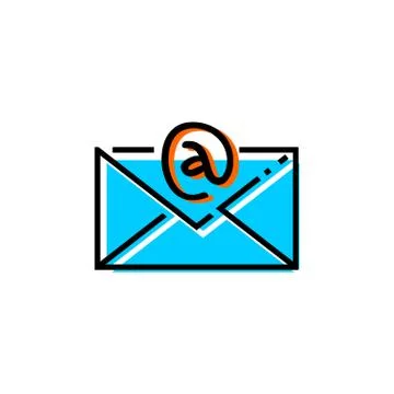 Email Letter Vector Icons Stock Illustration