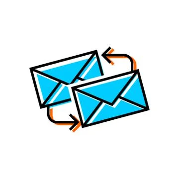 Email Letter Vector Icons Stock Illustration
