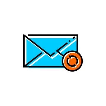 Email Letter Vector Icons Stock Illustration