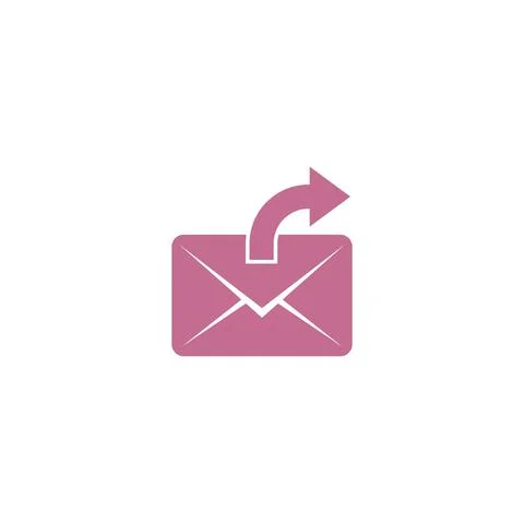 Email, mail envelope icon logo illustration Stock Illustration