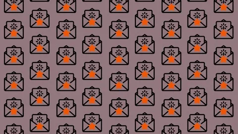 Email Marketing and Communication Pattern Background. Stock Footage 325388910