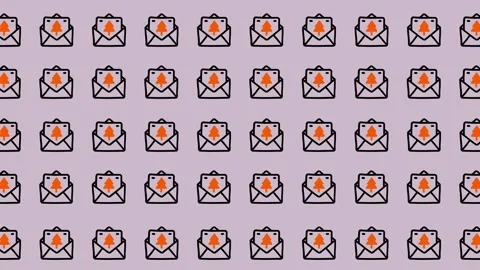 Email Marketing Campaign - A Visual Representation of Inbox Overload. Stock Footage 325375161