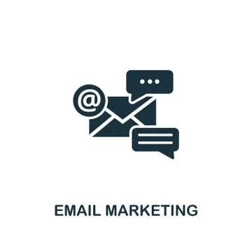 Email Marketing creative icon. Simple element illustration. Email Marketing Illustrazione stock
