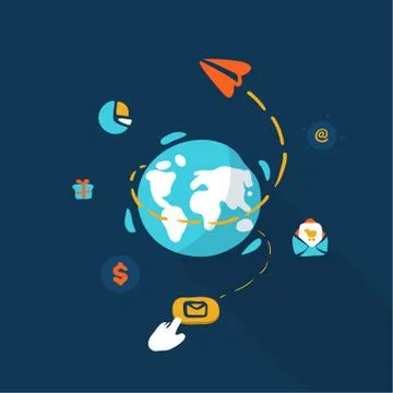 Email marketing Stock Illustration