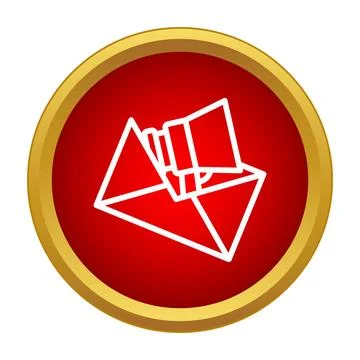 Email marketing message announcement originating from an envelope Stockillustratie