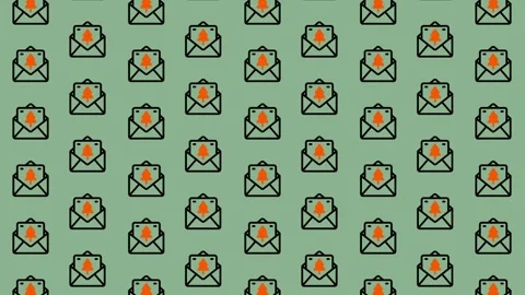 Email Marketing Pattern - Engaging Visuals for Digital Campaigns. Stock Footage 325375248