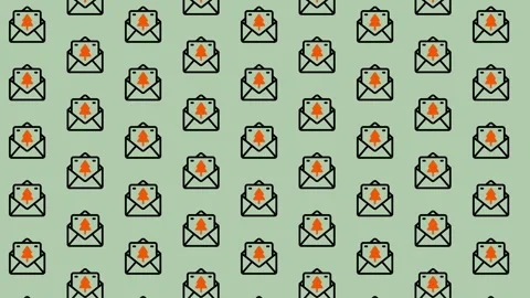 Email Marketing Pattern - A Seamless Design for Digital Campaigns. Stock Footage 325375215