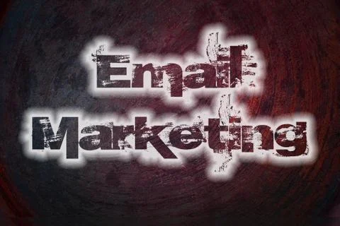 Email marketing text on background Stock Illustration