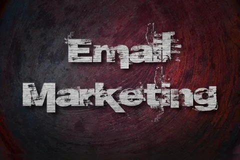 Email marketing text on background Stock Illustration