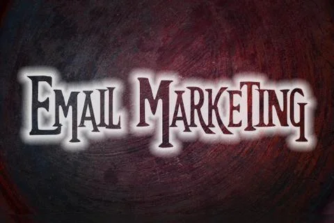 Email marketing text on background Stock Illustration