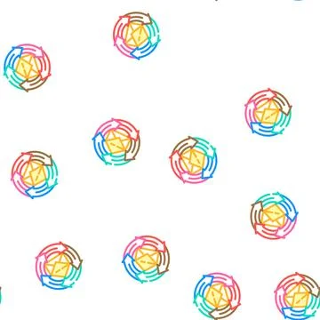 Email marketing vector seamless pattern Stock Illustration