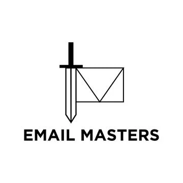 Email masters icon 스톡 일러스트