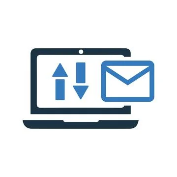 Email, message, chat icon. Editable vector logo. Stock Illustration