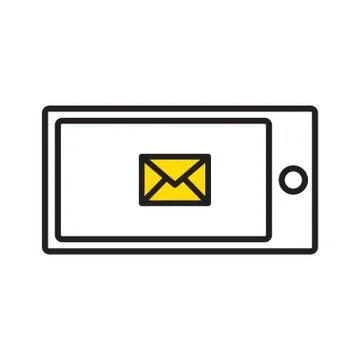 Email message concept Stock Illustration