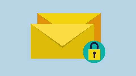 Email message envelope icons 2d Animation with Alpha Matte Stock Footage 335608050