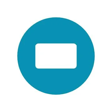 Email Message Icon Color Circle Button Business Finance Symbol Vector Stock Illustration