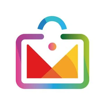 Email message notification concept New email message on the smartphone screen Ve Stock Illustration