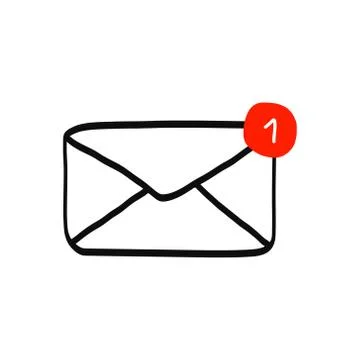 Email minimalistic logo Stock Illustration