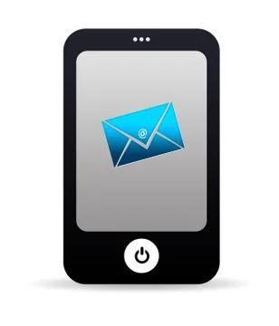 Email mobile phone Stock Illustration