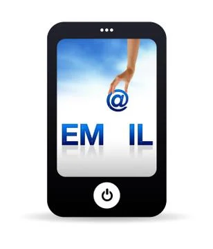Email mobile phone Illustrazione stock
