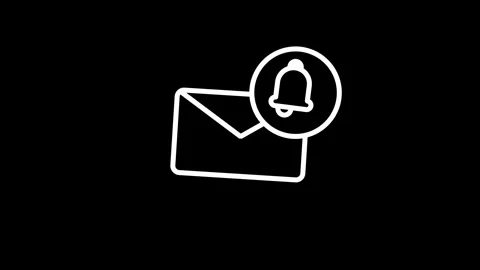 Email Notification Alert Stock Footage 334461750